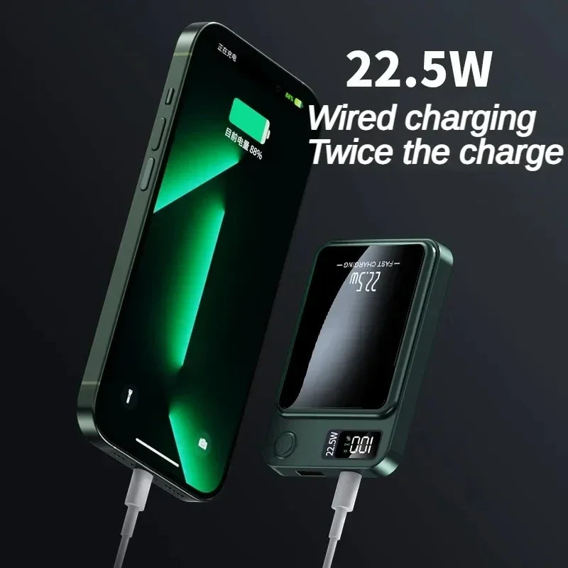 MagnetBoost Qi PowerBank Pro 20000mAh Mini Charger