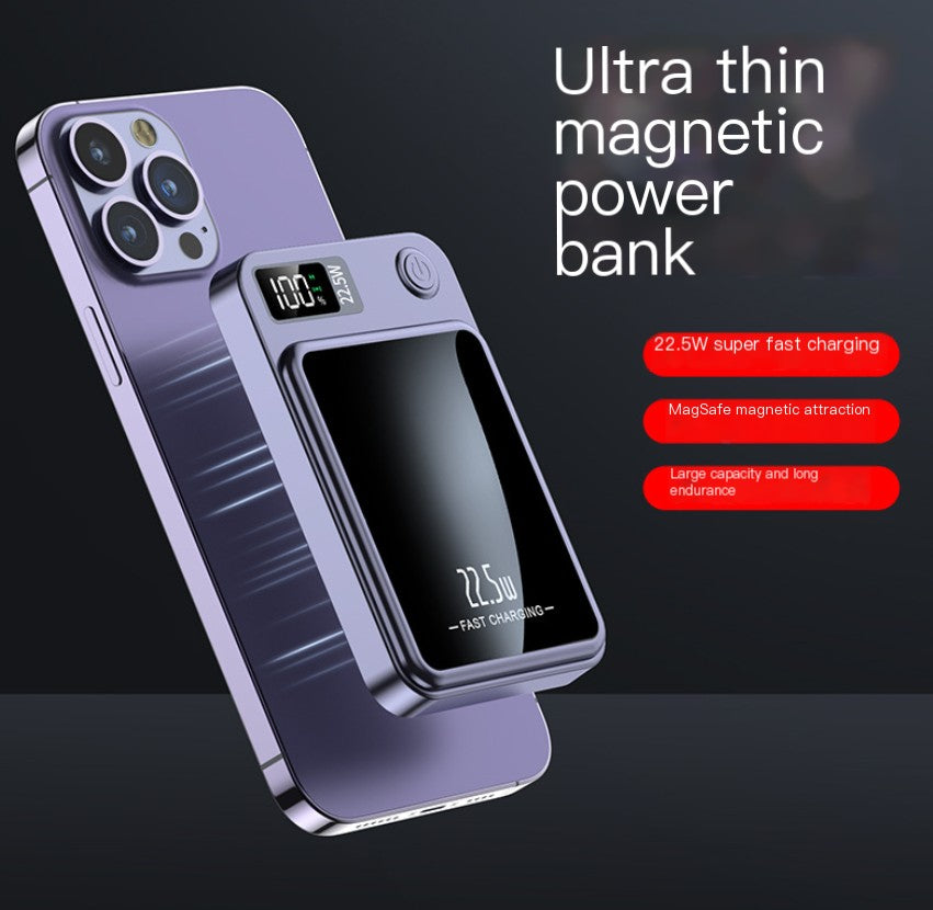 MagnetBoost Qi PowerBank Pro 20000mAh Mini Charger