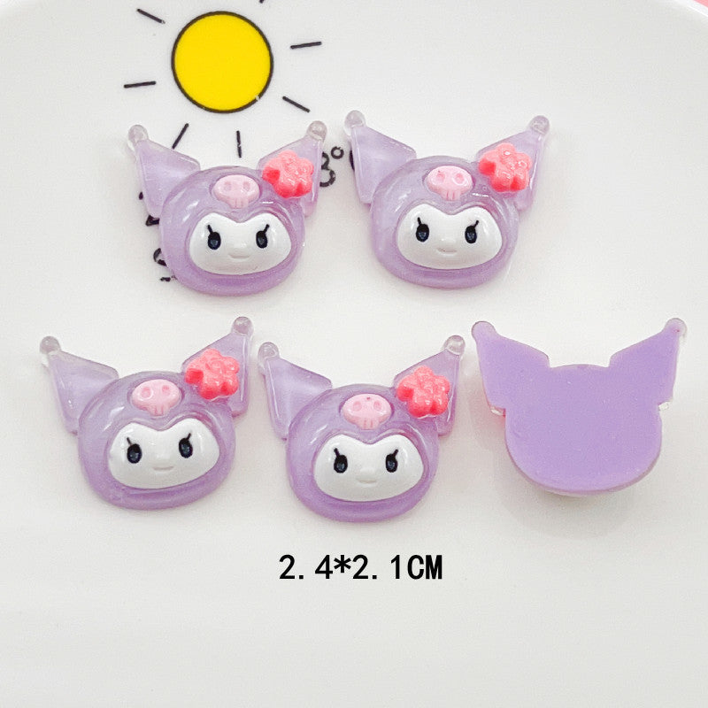 Purple Cartoon DIY Kit for Resin Phone Cases & Accessories