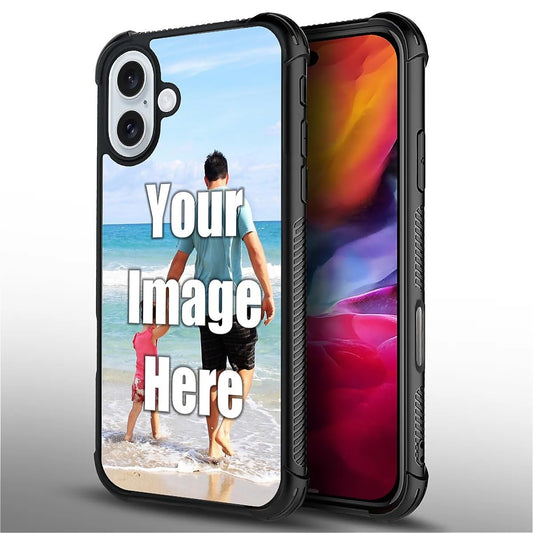 ZHEGAILIAN Customiz Picture Phone Case Compatible with iPhone 16 PlusLife Photo DIY Case for iPhone 16 Plus for boyPattern Design Shockproof Anti-Scratch Case for iPhone 16 Plus 6.7-inch