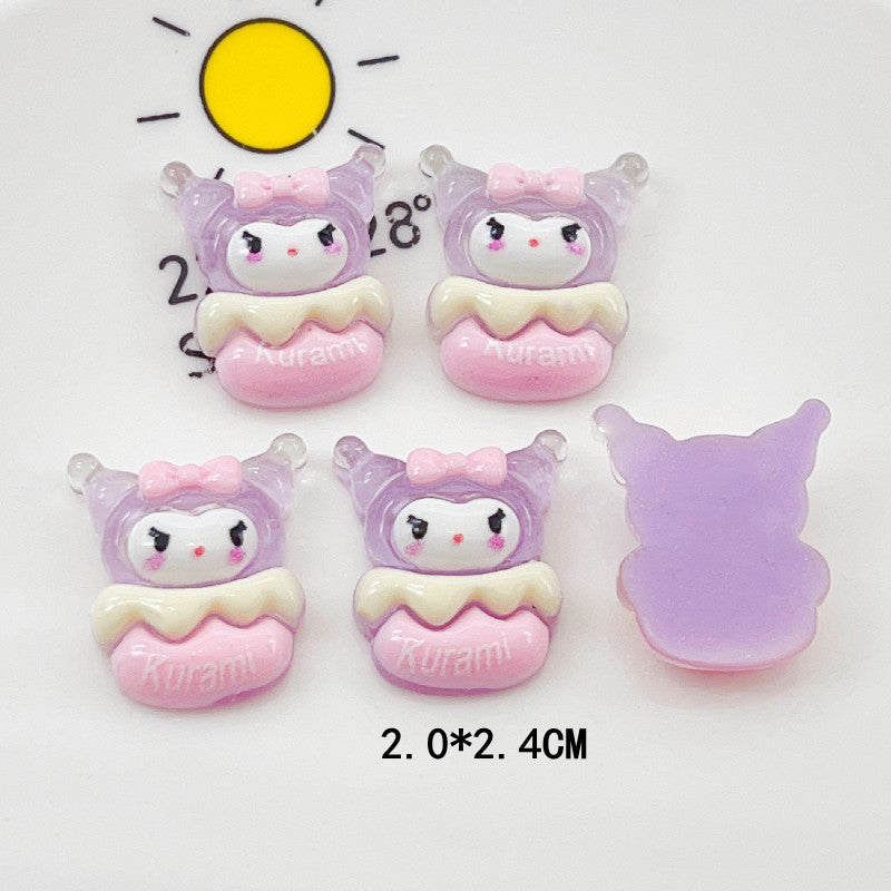 Purple Cartoon DIY Kit for Resin Phone Cases & Accessories