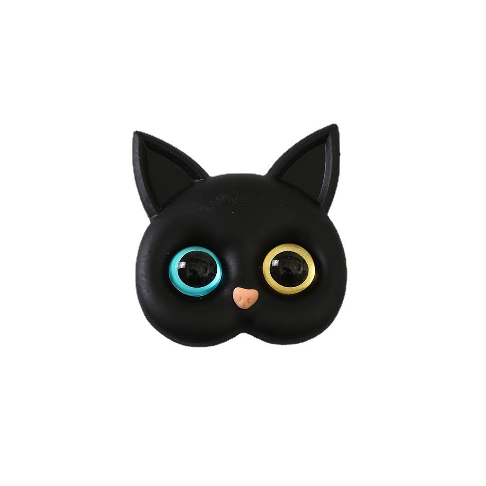 3D Cat Resin Accessories for DIY Phone Cases & Decor