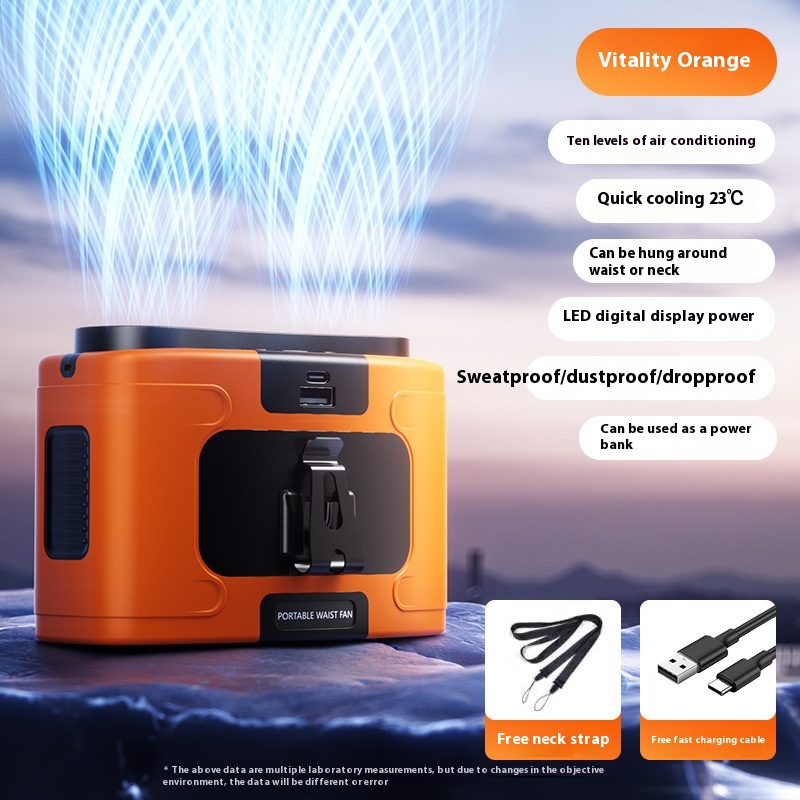 Powerbank Flashlight Fan